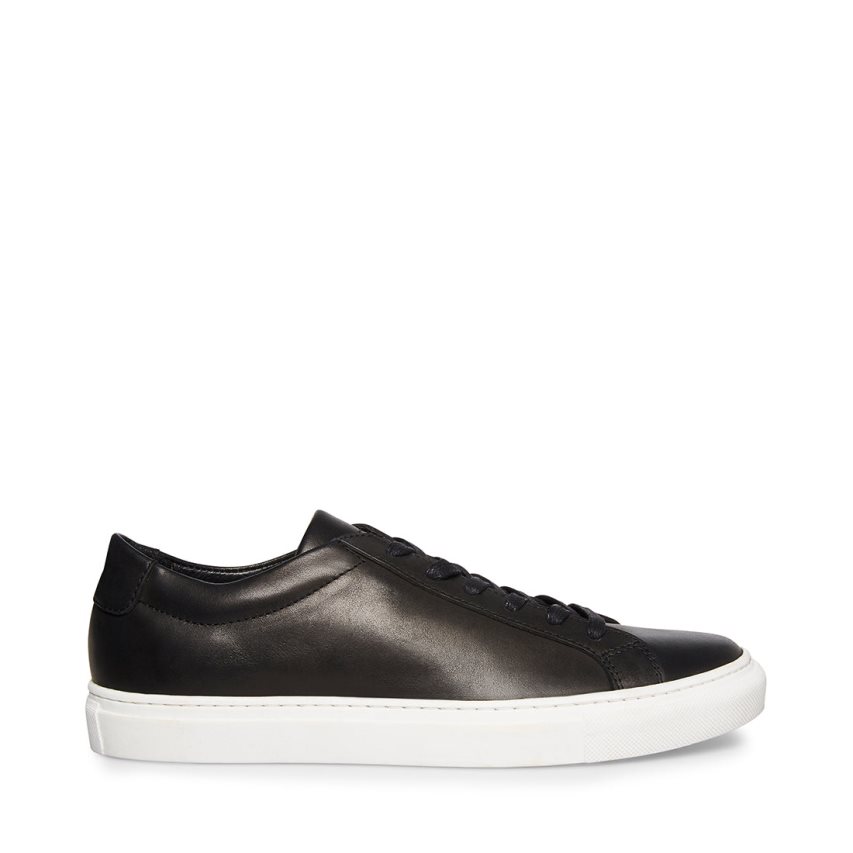 Black Steve Madden Bolo Men\'s Sneakers | PH 4930LCJ